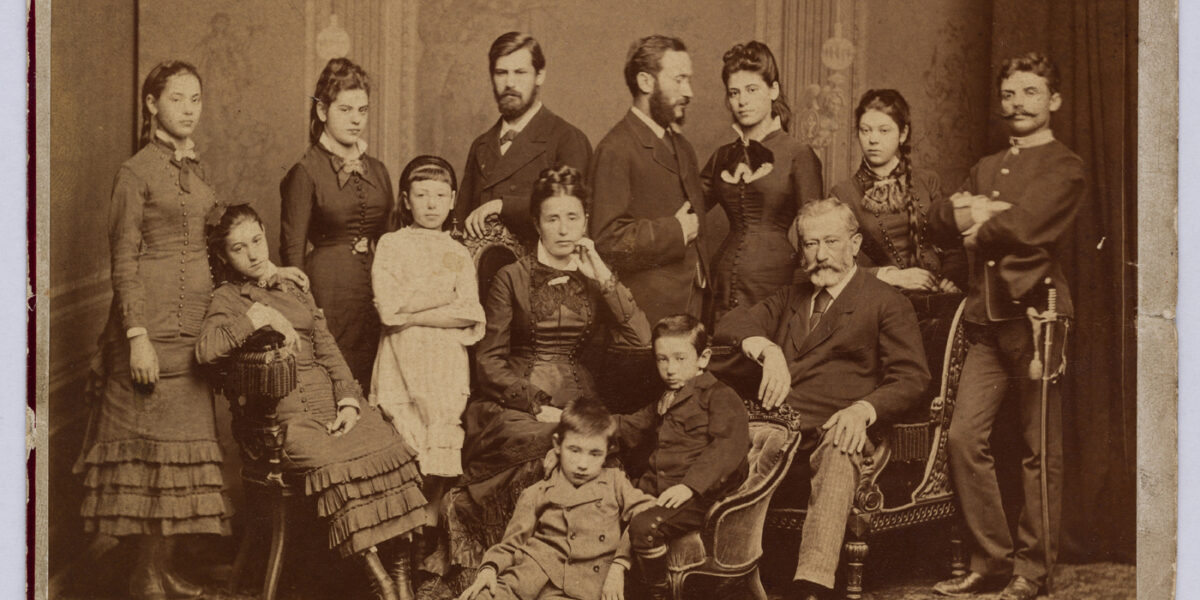عکس خانوادگی زیگموند فروید خانواده فروید در وین «Sigmund Freud family photograph»